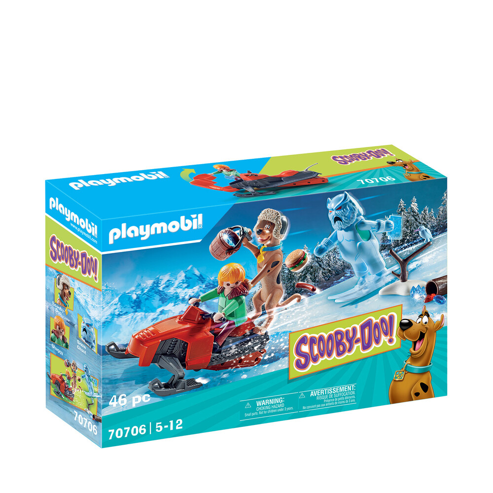 Playmobil Scooby-Doo! avec abominable spectre des neiges