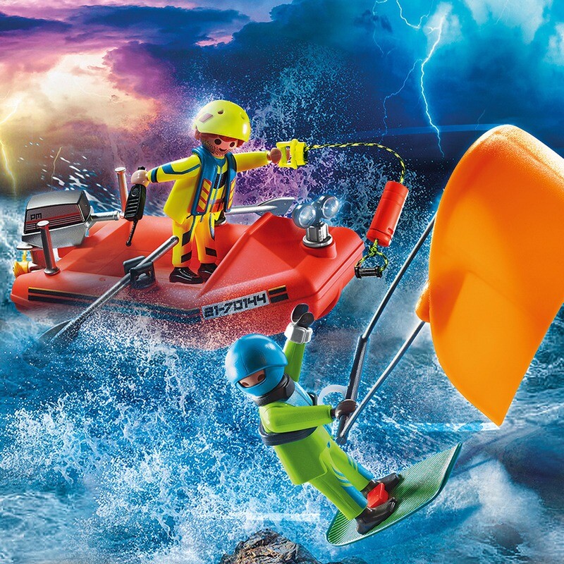 Playmobil Secouriste et kitesurfeur