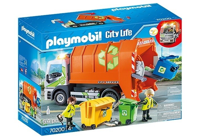 Playmobil City Life Camion de recyclage des ordures