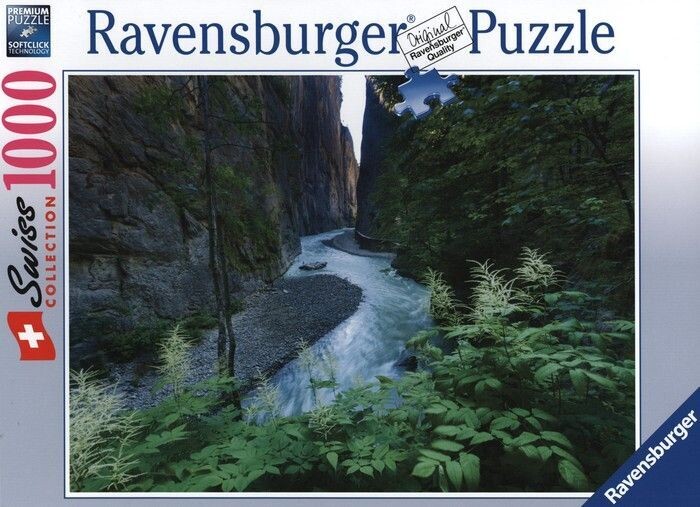 Puzzle 1000 pièces Gorges de l'Aar, Suisse