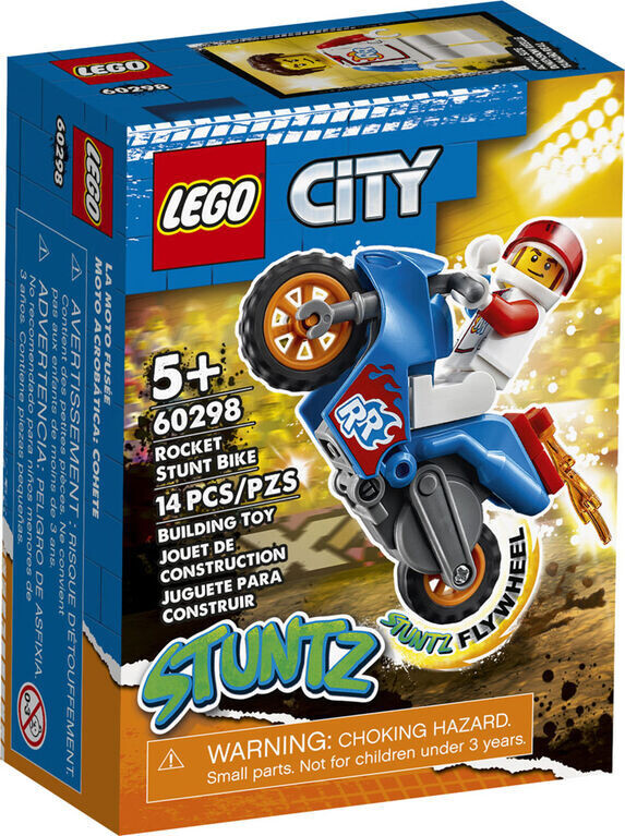 Lego City Stuntz La moto de cascade fusée