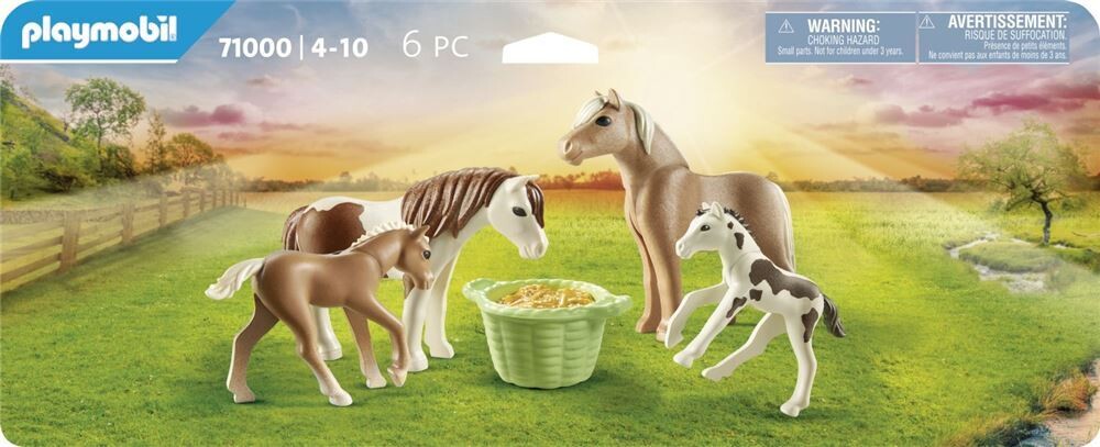 Playmobil 2 poneys islandais et poulains