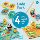 Ludo Park 4 jeux Memo, magnet, ludo, loto en bois Djeco