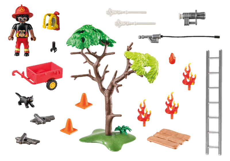 Playmobil D*O*C* Pompier et chat