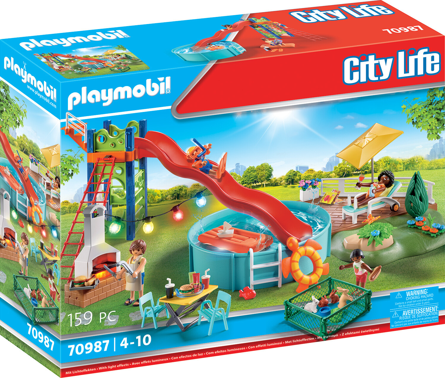 Playmobil City Life Espace détente avec piscine