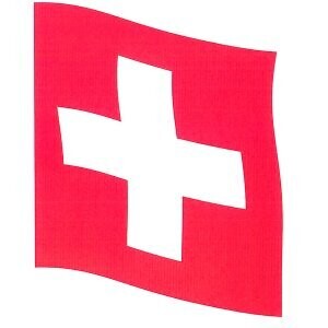 Drapeau Suisse à hisser en polyester 150x150 cm