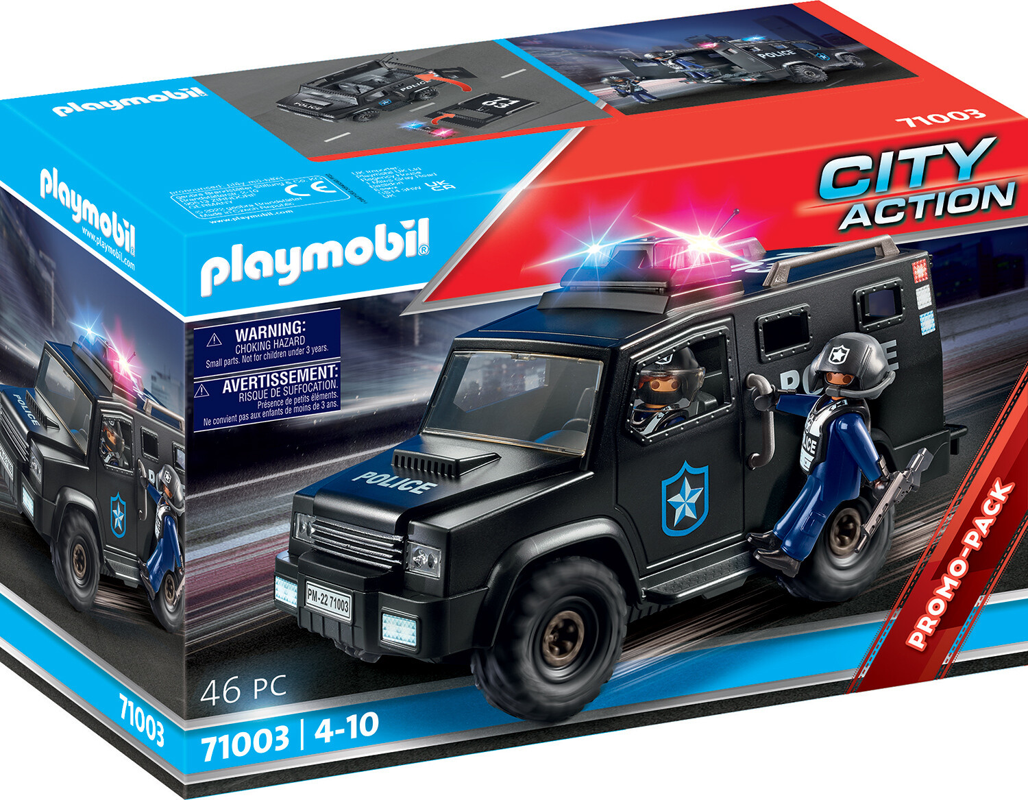Playmobil Fourgon de police des forces spéciales