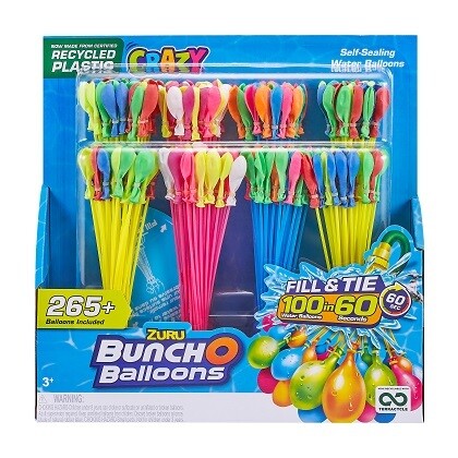 Buncho Balloons, bombes à eau, 265 ballons biodégradables