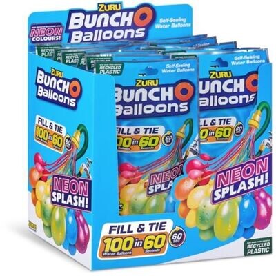 Buncho balloons Neon 100 ballons bombes à eau