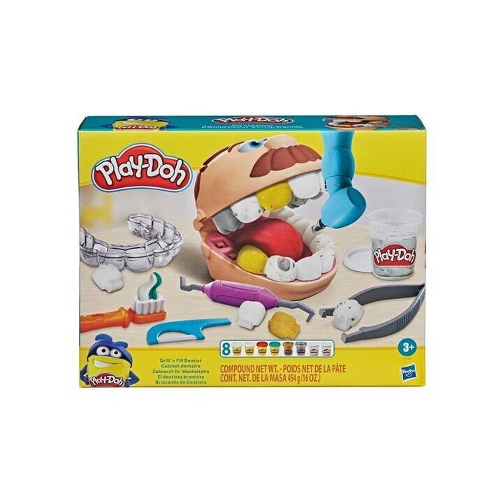 Play Doh pâte à modeler Le dentiste 8 pots inclus