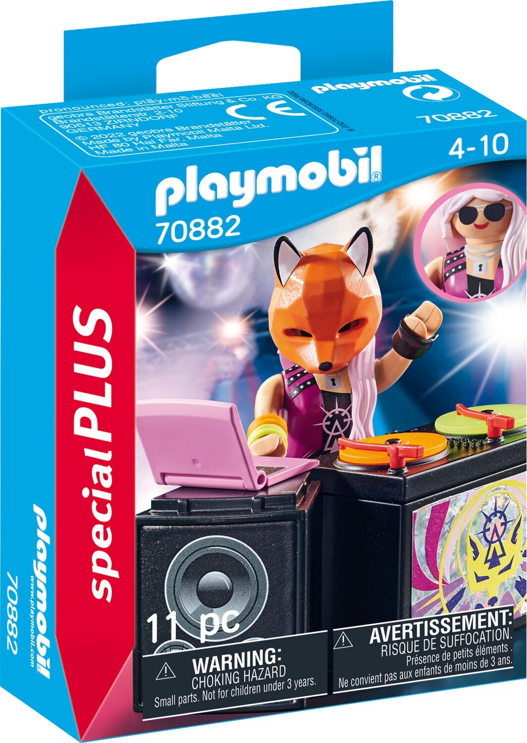 Playmobil DJ et table de mixage