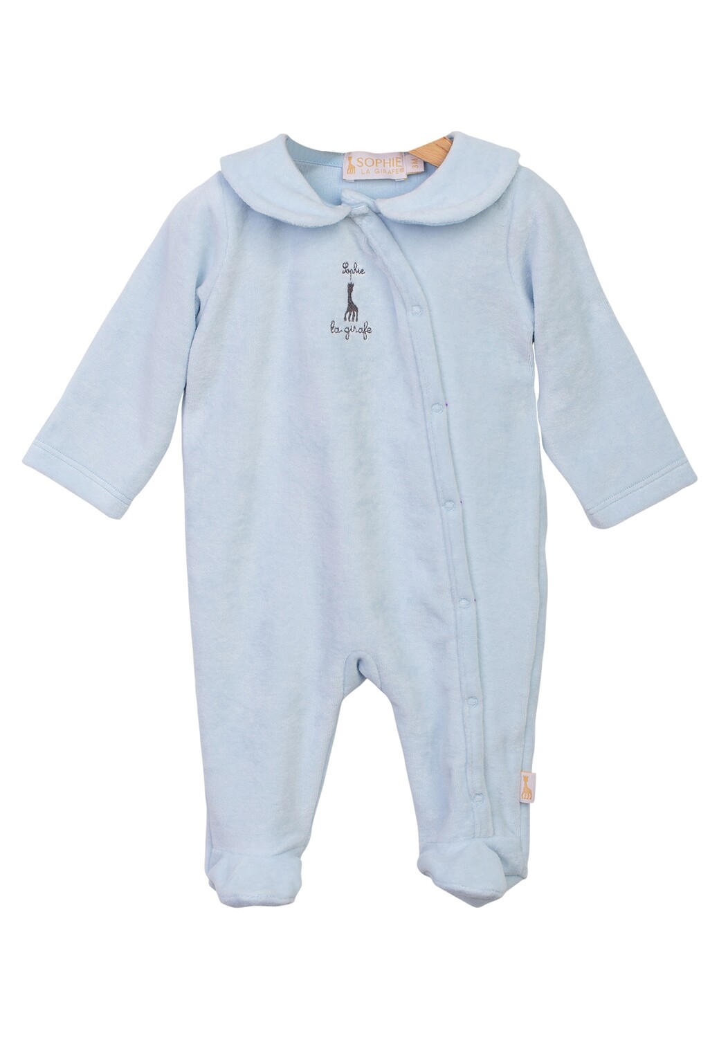 Pyjama velours bleu Sophie la Girafe