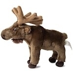 Peluche WWF Elan mâle debout 20 cm