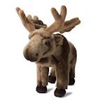 Peluche WWF Elan mâle debout 20 cm