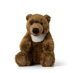 Peluche WWF Ours grizzly assis 20 cm