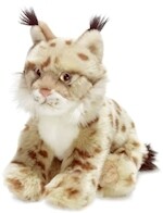 Peluche WWF Lynx assis 23 cm