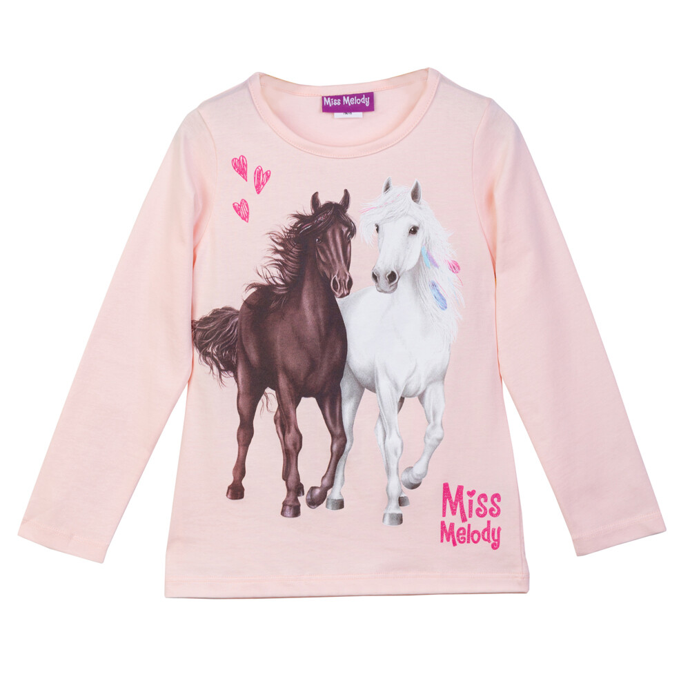 Pull rose pâle Miss Melody Chevaux