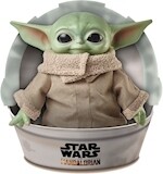 Star Wars The Child Bébé Yoda, Mandalorian, figurine en peluche, 28 cm, dès 3 ans