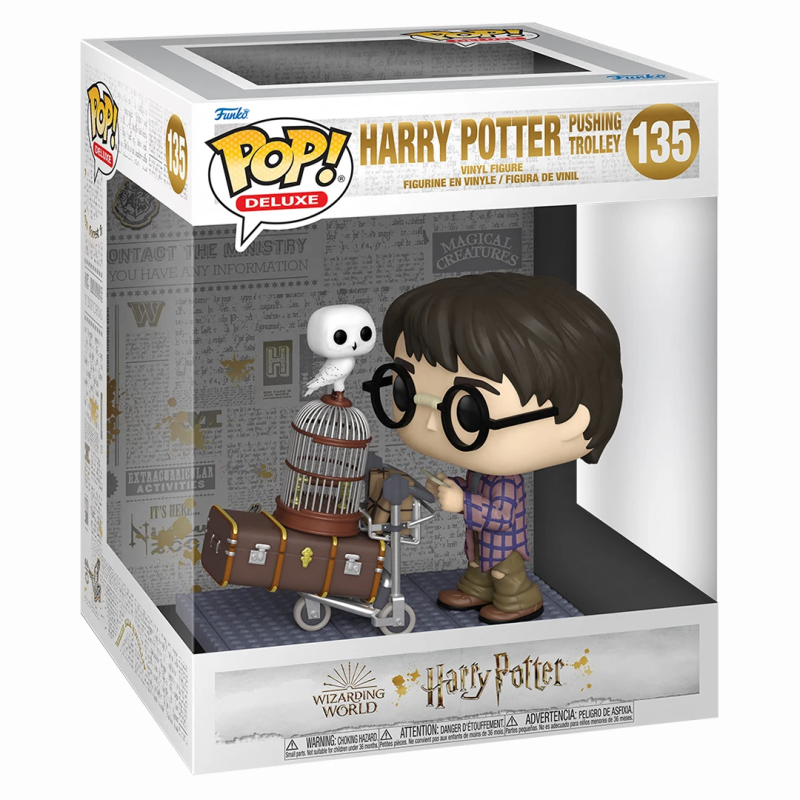 POP Harry Potter,  chouette Hedwige et chariot no 135 Funko