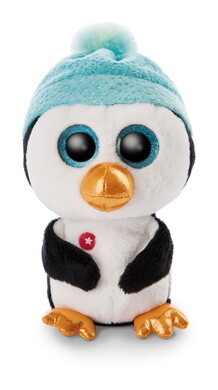Peluche Nici Pingouin avec bonnet bleu peluche