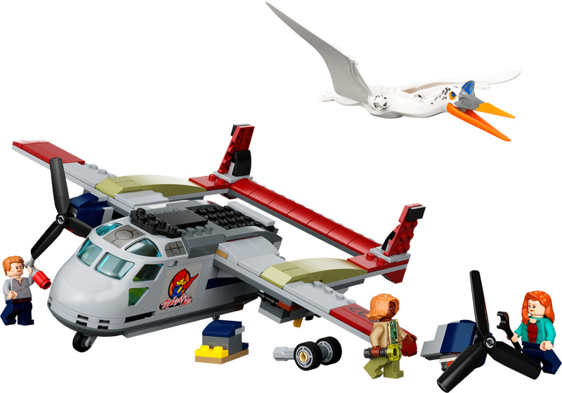 L’embuscade en avion du Quetzalcoatlus dino Lego Jurassic World
