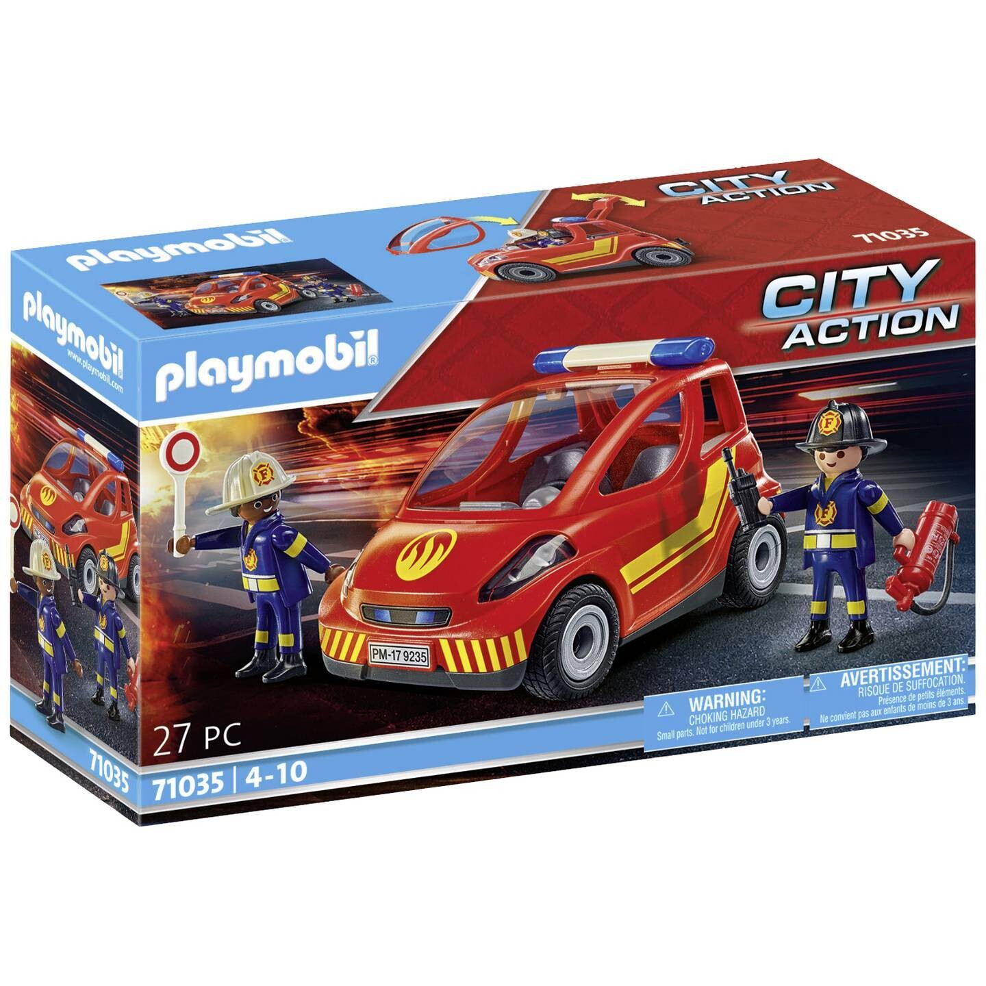 Playmobil City Action Petite voiture de pompiers 71035