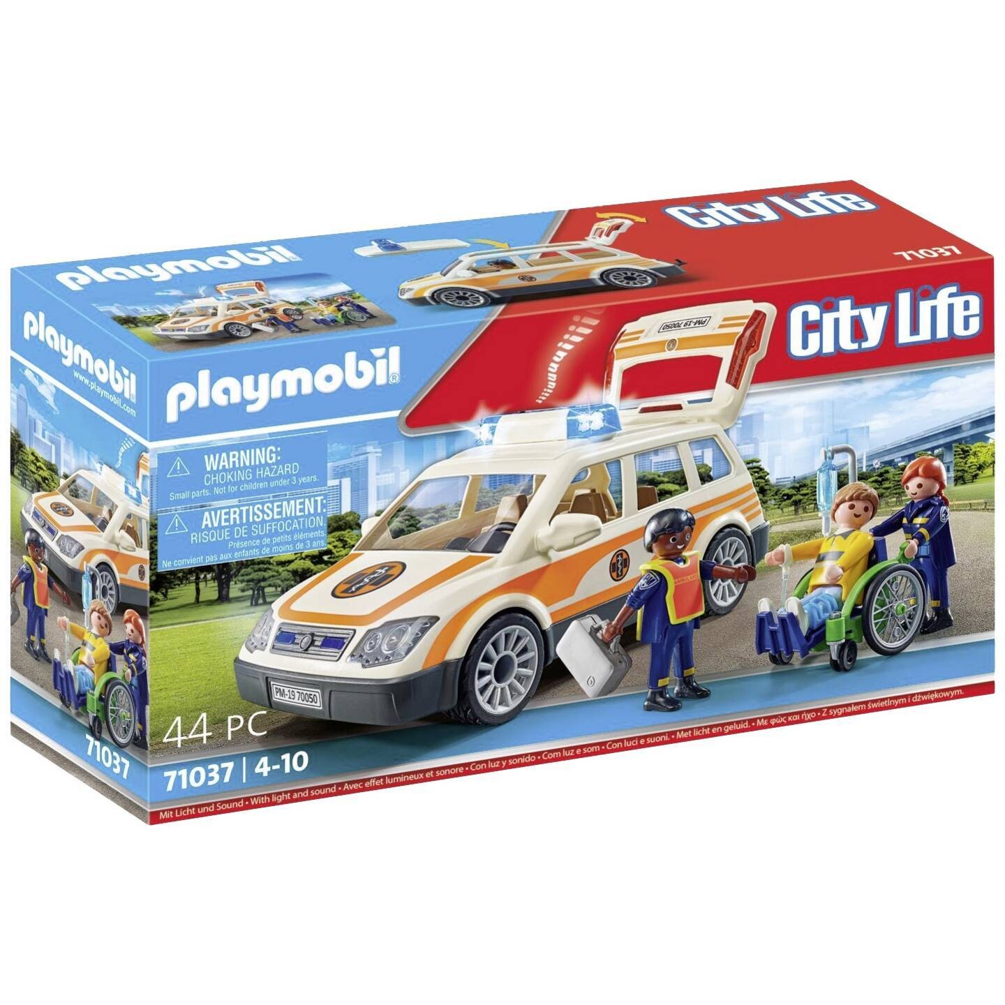 Playmobil City Life Voiture de médecin urgentiste 71037