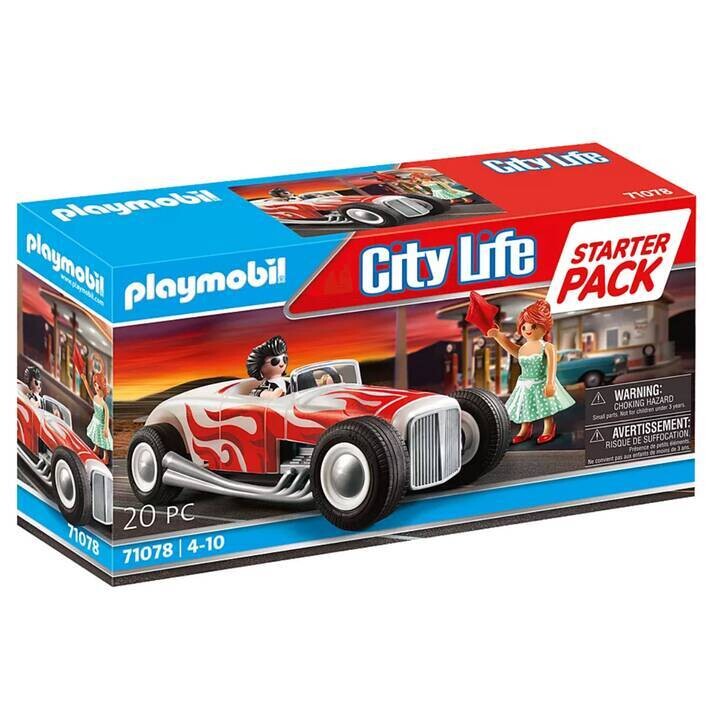 PLAYMOBIL City Life Voiture vintage avec couple (71078)