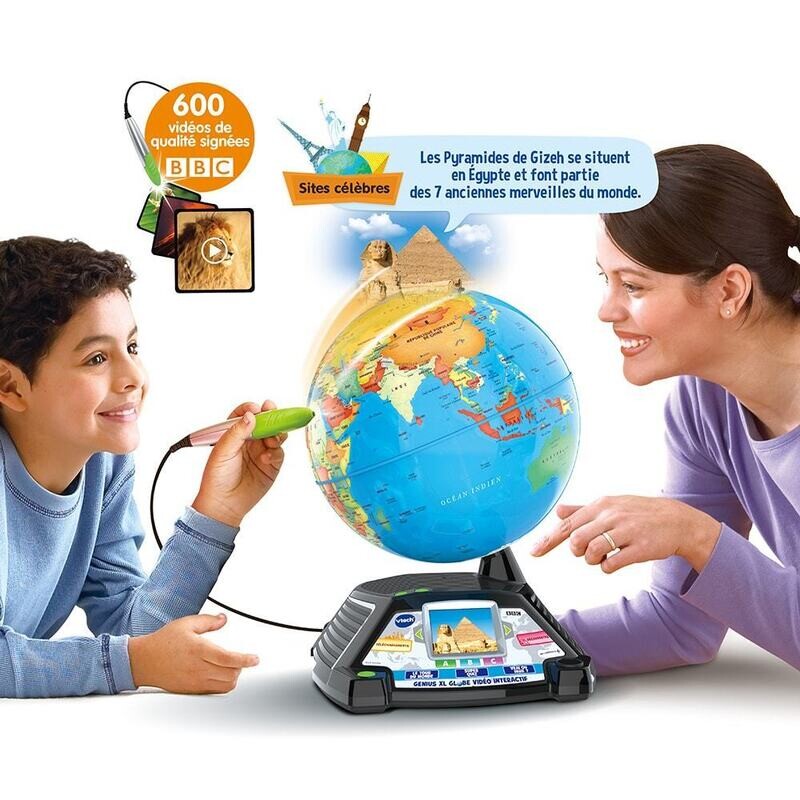 Genius XL - Globe vidéo  map monde interactif vtech