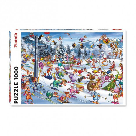 F. Ruyer - Ski de noël 1000 pcs puzzle