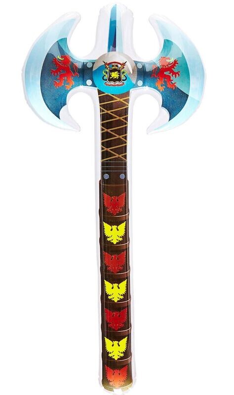 Hache de chevalier gonflable 70cm en plastique pour le carnaval, soirée déguisé, anniversaire, etc.