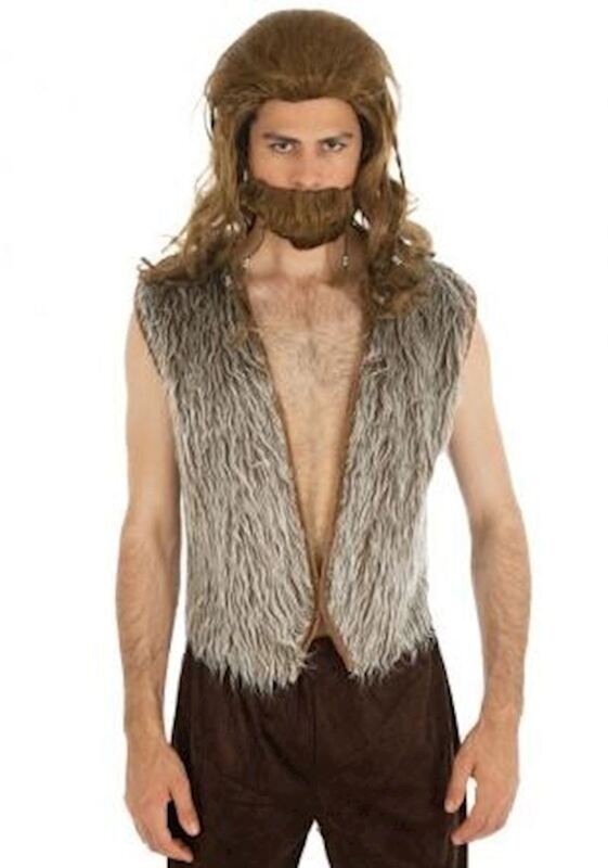 Gilet en peluche taille unique (déguisement)pour carnaval, anniversaire, soirée déguisée, etc.