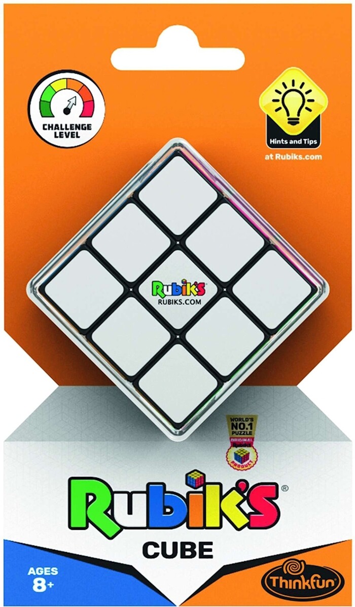 Rubik's Cube 3x3, d/f/i dès 8 ans, 1 joueur, le cube original