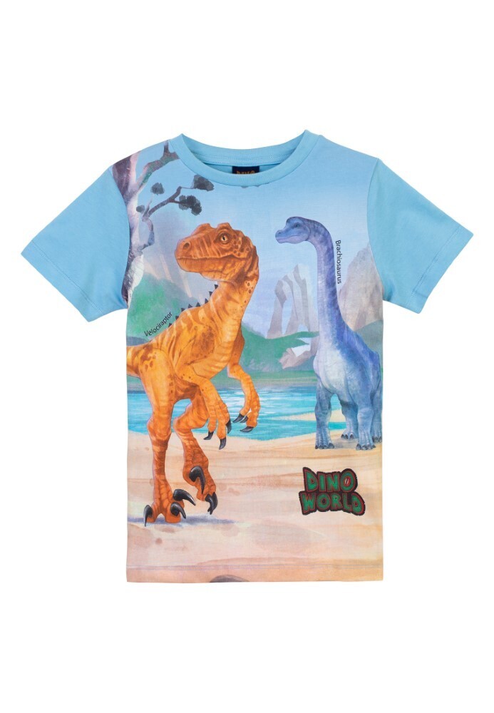 Tee-shirt bleu Dino World