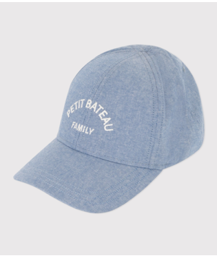Casquette bleu denim Petit Bateau
