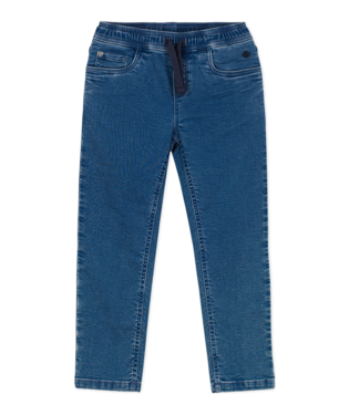 Pantalon jeans en denim taille élastiquée Petit Bateau
