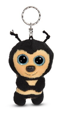 Porte-clés abeille Miss Bizz 9cm peluche