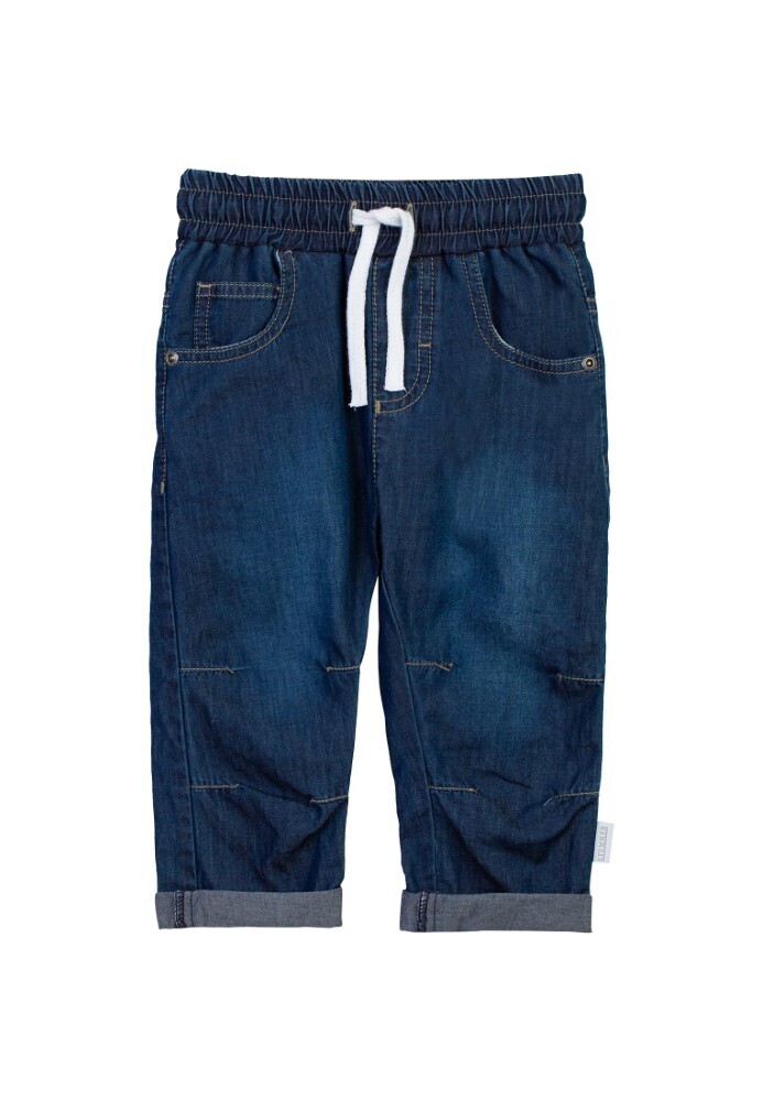 Jeans avec taille élastique et poches