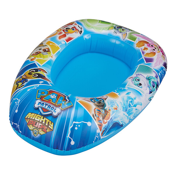 Paw Patrol, Pat Patrouille bateau gonflable 80x54x22cm, pour la piscine, le lac et la mer