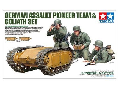 Tamiya 35357 German Assault Pioneer Team & Goliath Set, militaires