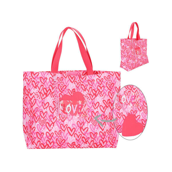 Sac Top Model One Love avec des coeurs