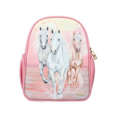 Miss Melody sac à dos rose avec chevaux