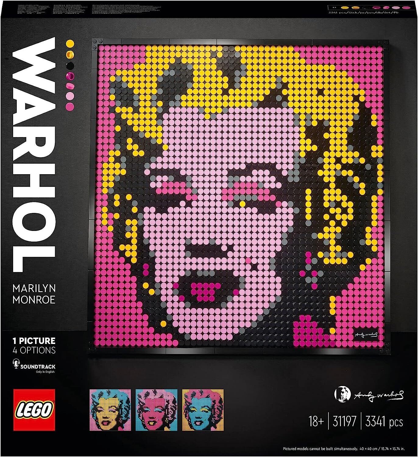 Lego Warhol Marilyn Monroe
