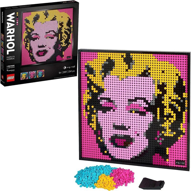 Lego Warhol Marilyn Monroe