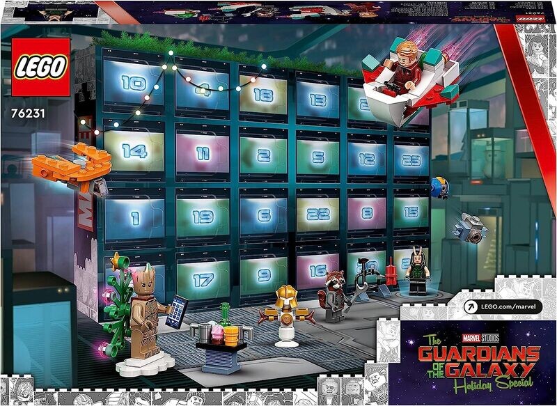 Lego Marvel Calendrier de l'Avent Les Guardians de la Galaxie