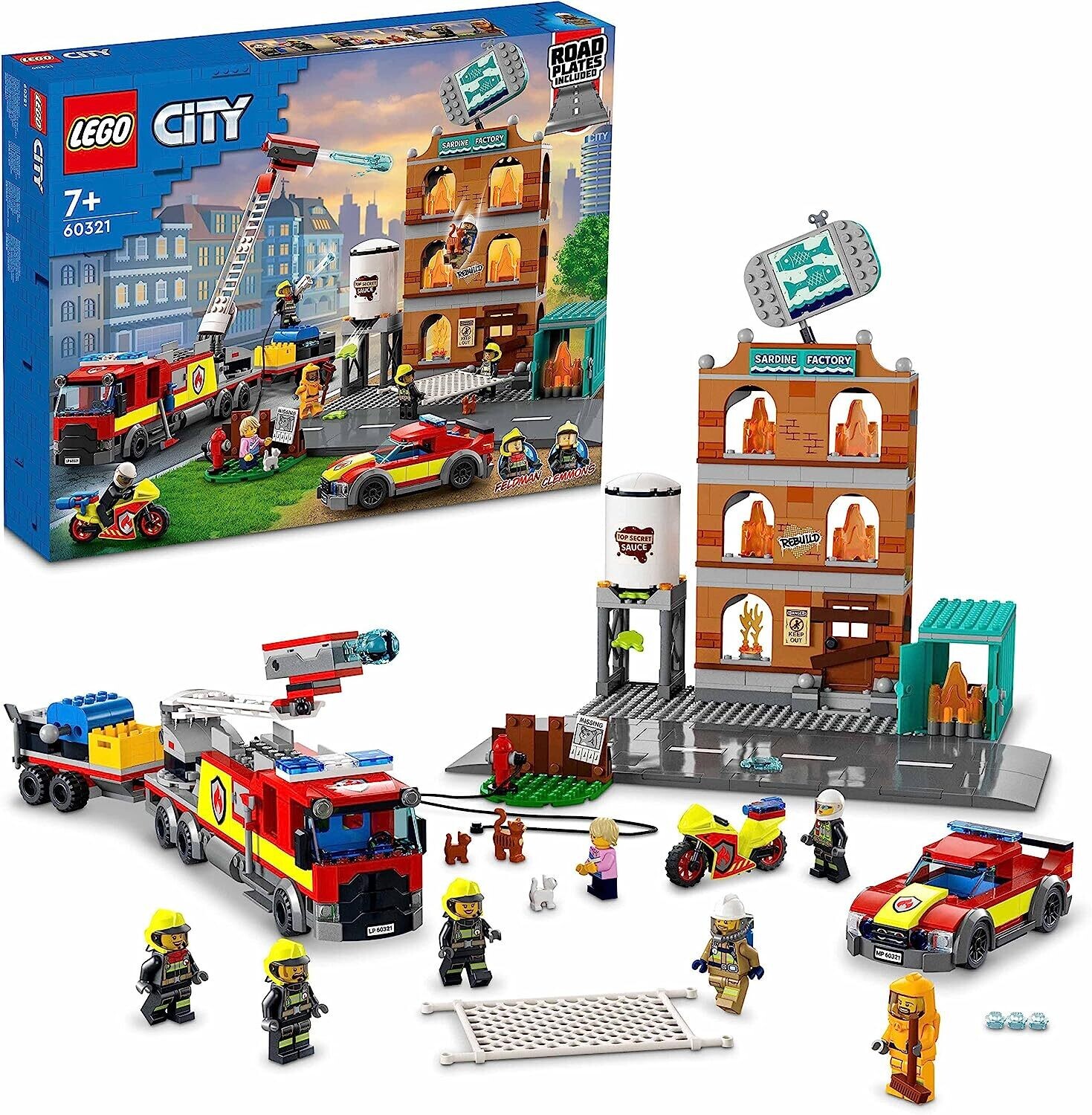 La brigade des pompiers Lego City