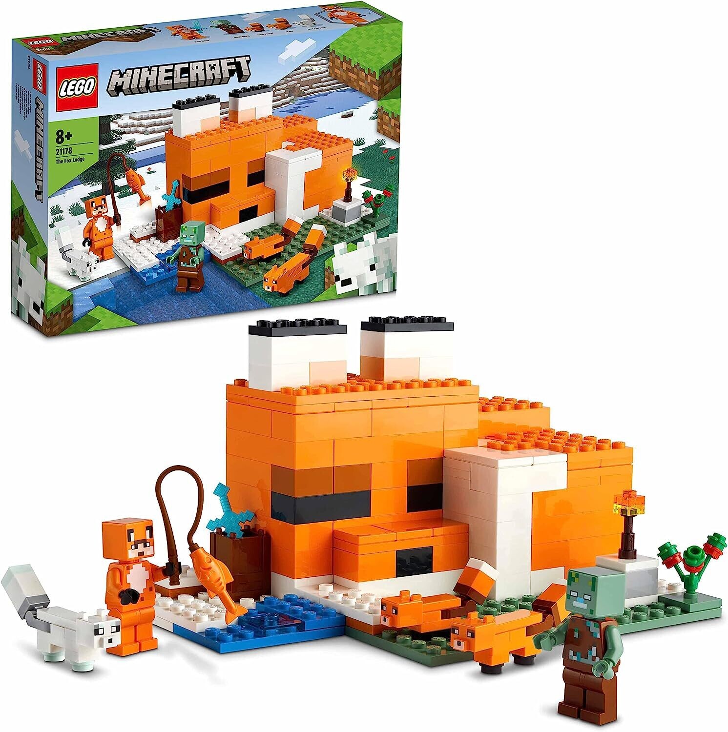 Le refuge renard Lego Minecraft