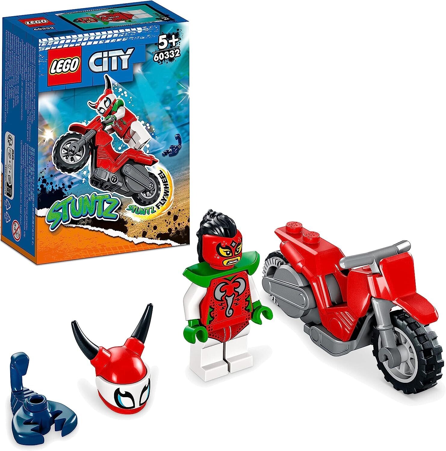 La moto de cascade de Scorpion Téméraire, Lego City, 15 pcs., dès 5 ans