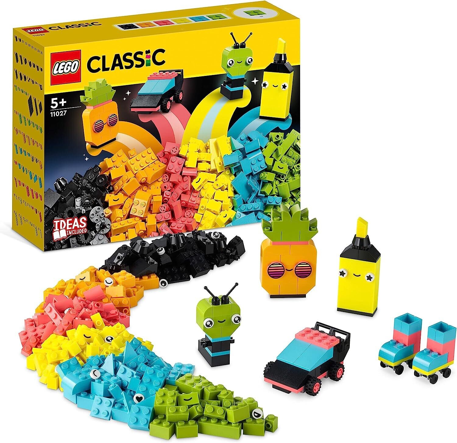 L’amusement créatif, briques  fluo Lego Classic