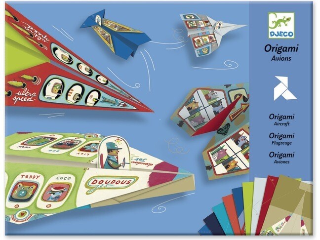 Origami, niveau 3, Avions. Djeco